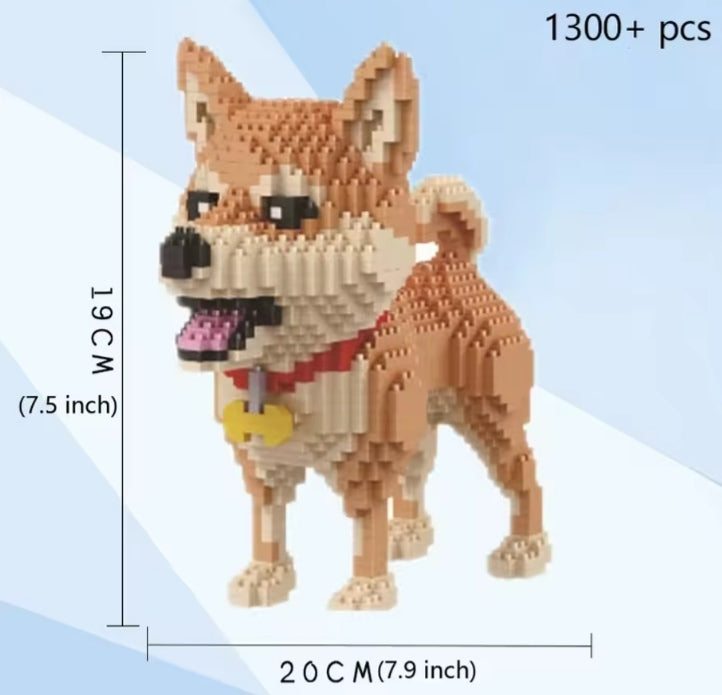 Home Decor Shiba Inu Building Blocks Set Toys tys bbs