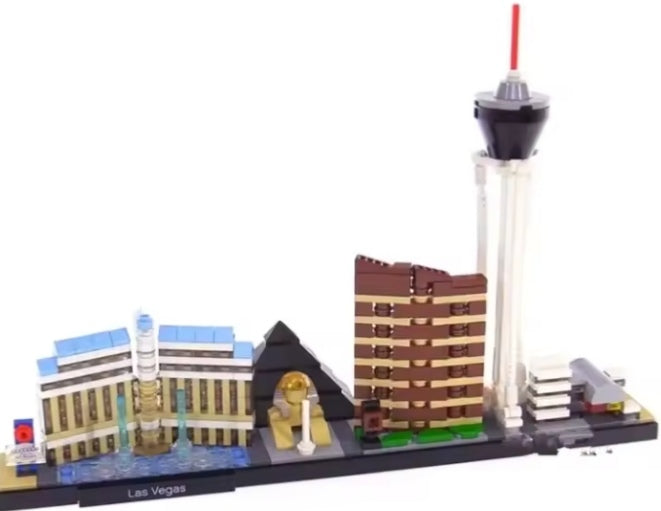 Las Vegas City View Building Blocks Set Toys tys bbs