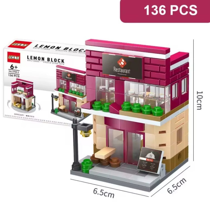 City Street Scene Building Blocks Set Toys tys bbs