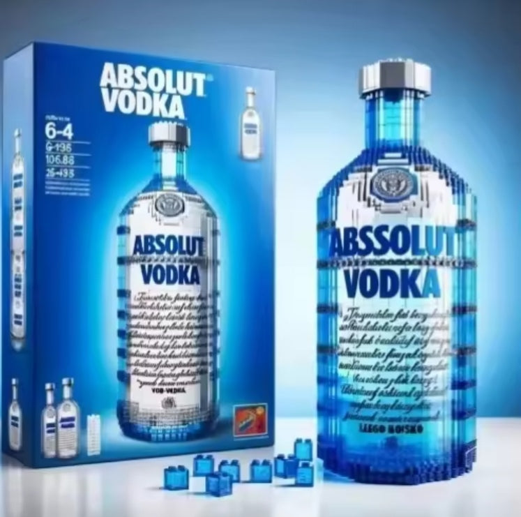 Home Decor Vodka Bottle Building Blocks Set Toys tys bbs