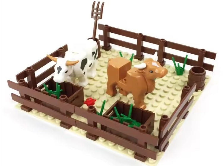 Children's Bulls In A Pen Building Blocks Set Toys tys bbs