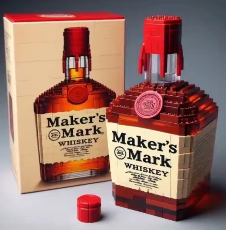 Home Decor Whiskey Bottle Building Blocks Set Toys tys bbs