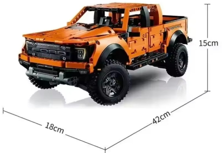 2025 Technic-Style Pickup Truck Building Set tys bbs crs