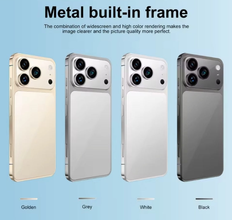 2025 HOT I17 Pro Max 5G Android 15 System Global Version 12GB 512GB (Silver) Smartphone smp