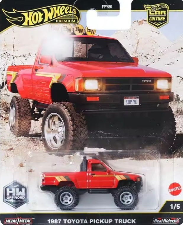 Hot Wheels 1987 Toyota Pickup Truck Toy Truck crs tys