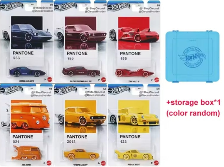 Hot Wheels Pantone Model 6 Piece Set Toy Cars tys crs