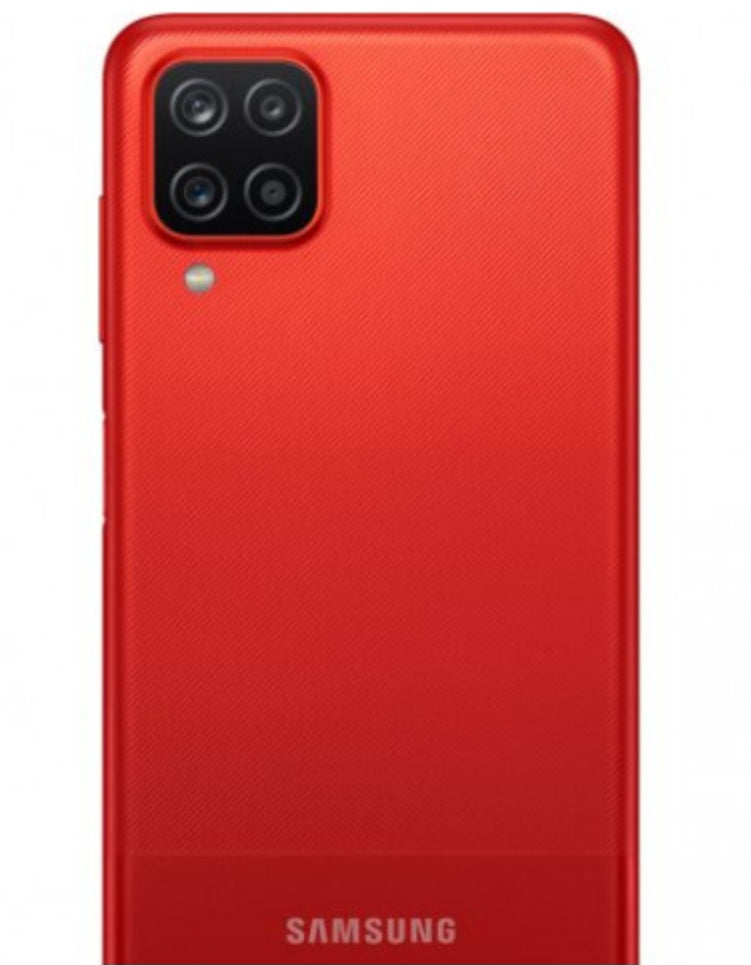 Samsung Galaxy A12 Global Version Red Smartphone Dust Water & Scratch Resistant HD Screen Super/Fast Charging Smartphone. smp