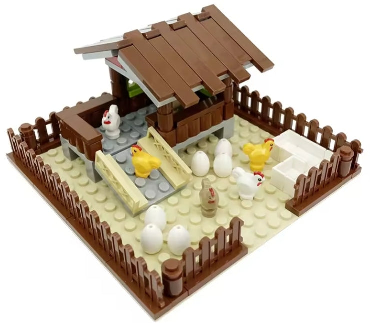Children's Henhouse Garden Patch Building Blocks Set Toys tys bbs