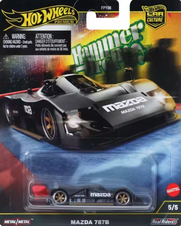 Hot Wheels Premium JDM Mazda Series "Mazda 787B" Toy Car tys crs