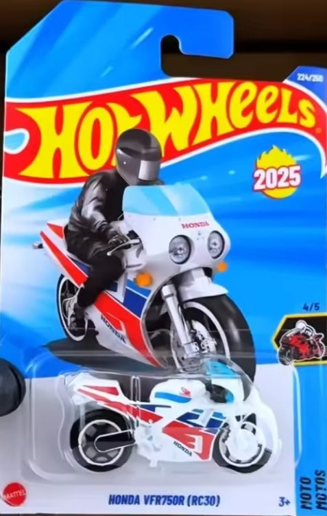 Hot Wheels Honda VFR750R (RC30) Motorcycle Toy tys crs
