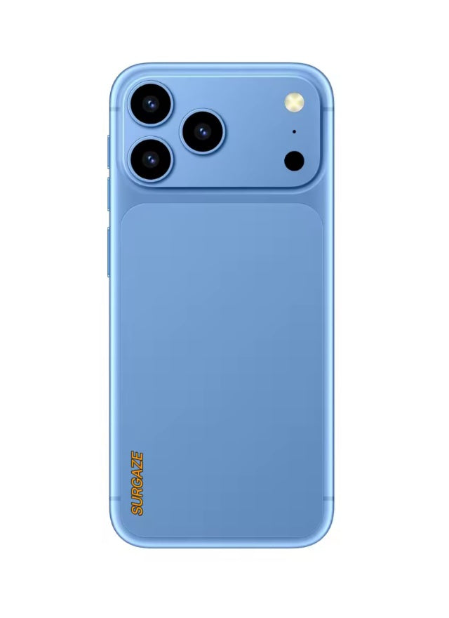 SURGAZE i18 Pro Max Global Version Sky Blue Smartphone Dust Water & Scratch Resistant HD Screen Super/Fast Charging Smartphone (RAM 8GB÷256GB ROM). smp