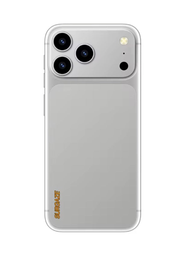 SURGAZE i18 Pro Max Global Version Silver Smartphone Dust Water & Scratch Resistant HD Screen Super/Fast Charging Smartphone (RAM 12GB÷512GB ROM). smp
