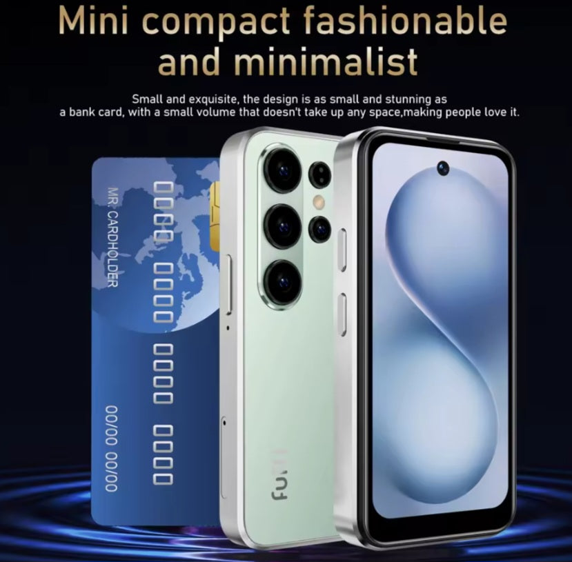 FUFFI S26 Pro Mini Orange Smartphone Dust Water & Scratch Resistant HD Screen Super/Fast Charging Smartphone (RAM 2GB÷16GB ROM). smp
