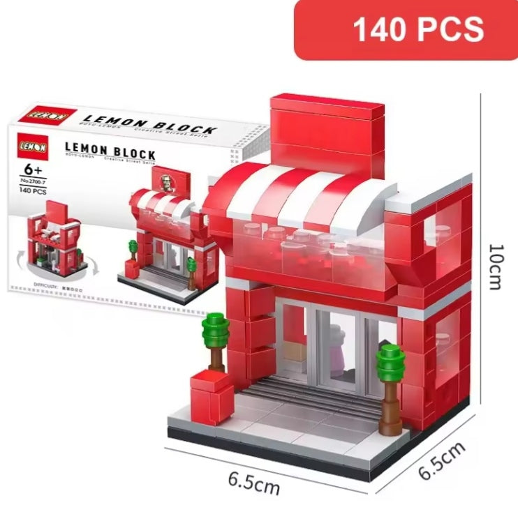 City Street Scene Building Blocks Set Toys tys bbs