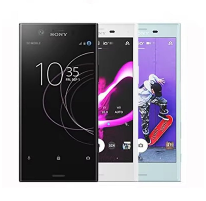 Sony Xperia X Compact Mini Japanese Version Smartphone Fingerprint Unlock Function HD Screen Super/Fast Charging (SO-02J Full Set) (Black) Smartphone smp