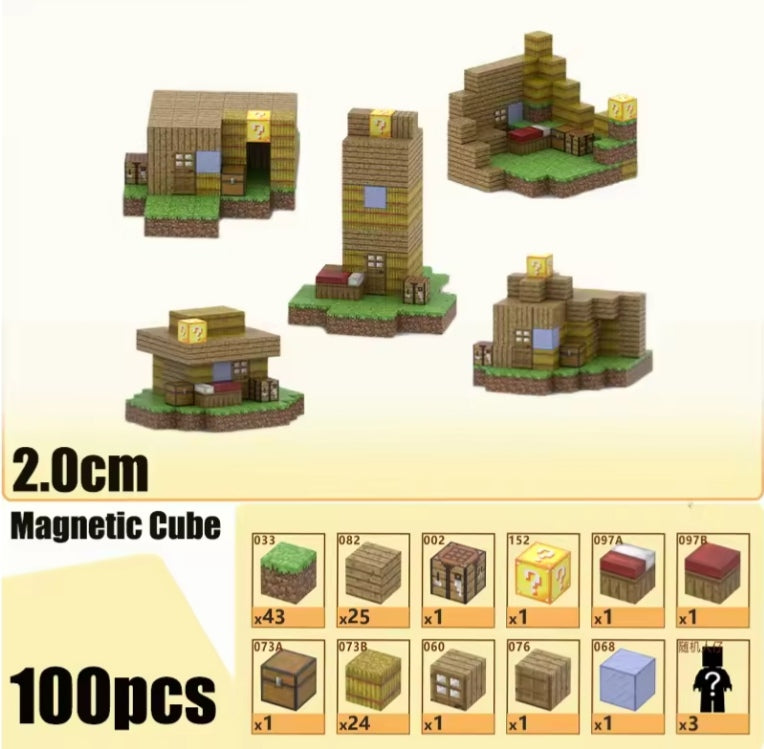 Children's Early Learning Portable Magnetic Building Blocks Set Toys tys edc bbs