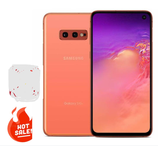 Samsung Galaxy S10e Global Version Smartphone Facial Recognition & Fingerprint Unlock Function Dust Water & Scratch Resistant HD Screen Super/Fast Charging (Model: G970F) Full Set (Flamingo Pink) Smartphone smp
