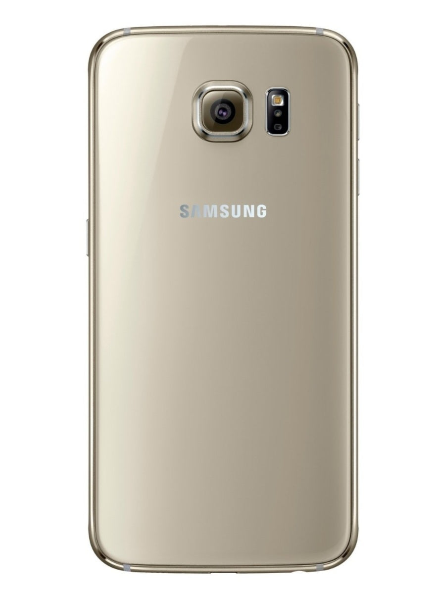 Samsung Galaxy S6 US Version Gold Smartphone Dust Water & Scratch Resistant HD Screen Super/Fast Charging Smartphone (G920F). smp