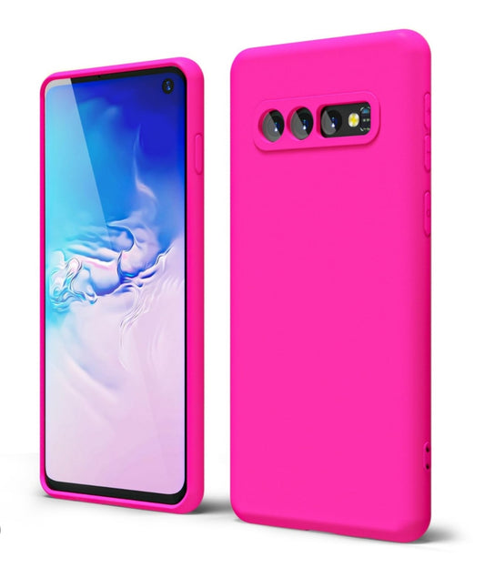 Samsung Galaxy S10 4G Global Version Smartphone Facial Recognition & Fingerprint Unlock Function Dust Water & Scratch Resistant HD Screen Super/Fast Charging (G973F Full Set) (Pink) Smartphone smp