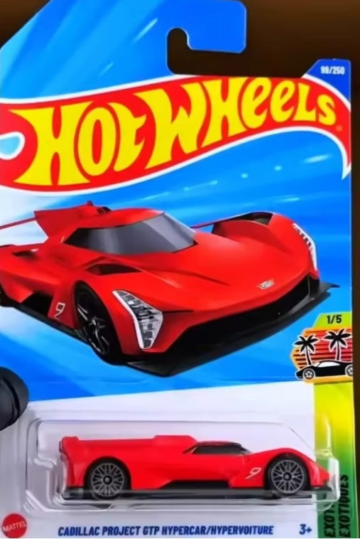 Hot Wheels CadiIlac Project GTP Hypercar Toy Car crs tys