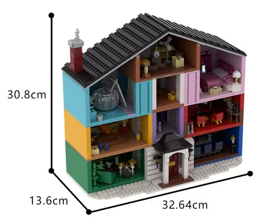 Taylor's Lovely House Building Blocks Set Toys tys bbs