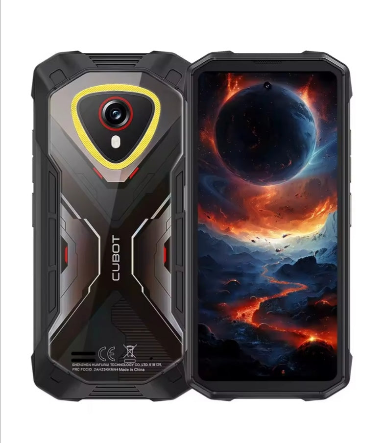 CUBOT KingKong MINI 4 NFC Rugged Waterproof Smartphone Global Version HD Screen Super/Fast Charging RAM 8GB+256GB ROM (Black) Smartphone smp