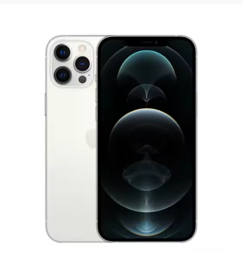 Apple iPhone 12 Pro Max 5G Smartphone Facial Recognition Function Dust Water & Scratch Resistant HD Screen Super/Fast Charging (512GB ROM) (White) Smartphone smp