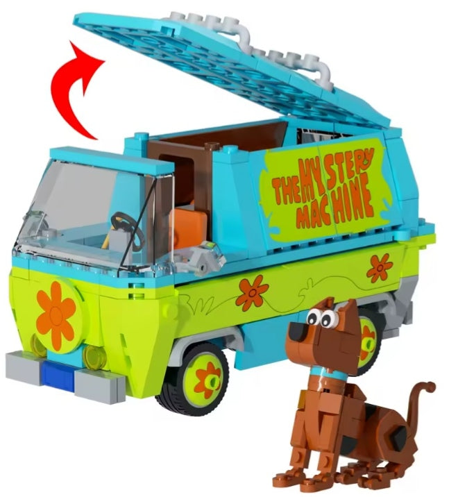 Scooby Door Mystery Machine Building Blocks Set Toys tys bbs crs