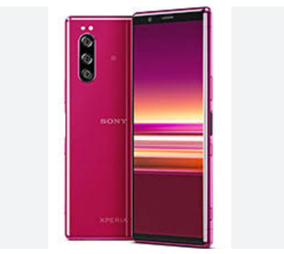 Sony Xperia 5 Smartphone Global Version Dustproof Water & Scratch Resistant HD Screen Super/Fast Charging (Red) Smartphone smp