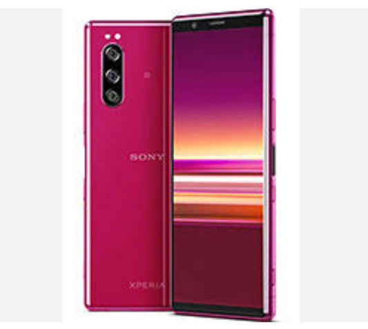 Sony Xperia 5 Smartphone Global Version Dustproof Water & Scratch Resistant HD Screen Super/Fast Charging (Red) Smartphone smp