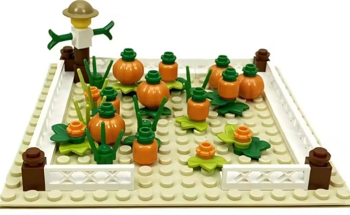 Children's Educational Pumpkin Garden Building Blocks Set Toys tys edc bbs