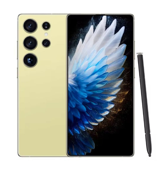 IVMI  Global Vision Gold Smartphone Facial Recognition & Fingerprint Unlock Function Dust Water & Scratch Resistant HD Screen Super/Fast Charging Smartphone (RAM 3GB+16GB ROM). smp