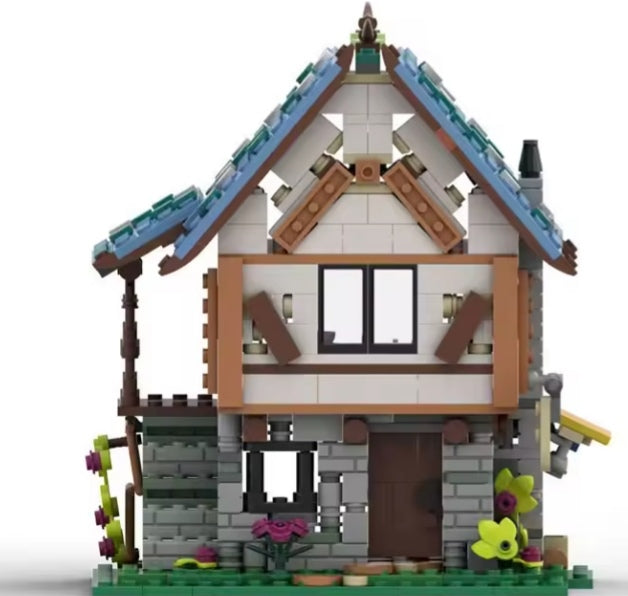 Medieval Blacksmith Castle Building Blocks Set Toys tys bbs
