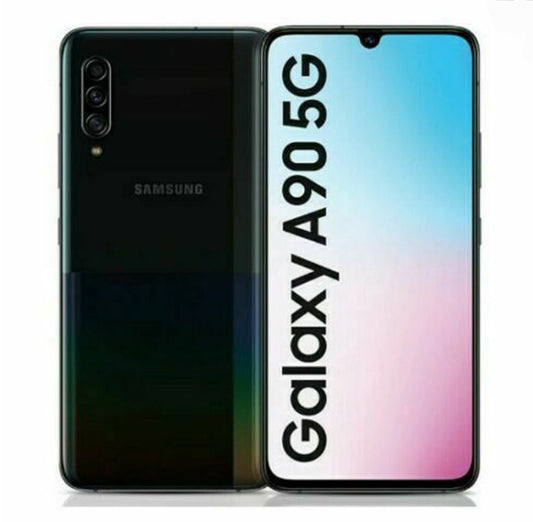 Samsung Galaxy A90 5G Korean Version Black Smartphone Dust Water & Scratch Resistant HD Screen Super/Fast Charging Smartphone. smp