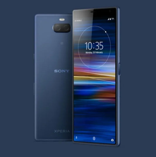 Sony Xperia 10 Plus 4G Smartphone Global Version HD Screen Super/Fast Charging (Full set 13213) (Blue) Smartphone smp
