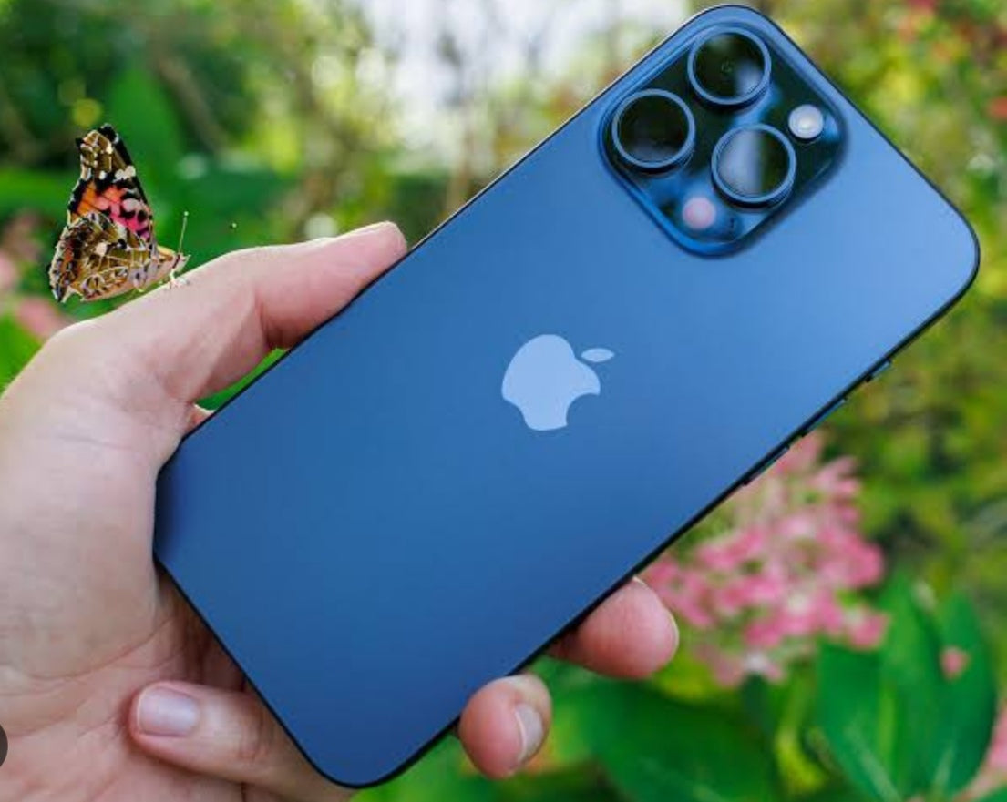 Apple iPhone 15 Pro Max 5G Smartphone Chinese/US Version Facial Recognition Function Dust Water & Scratch Resistant HD Screen Super/Fast Charging (256GB ROM) (Blue) Smartphone smp