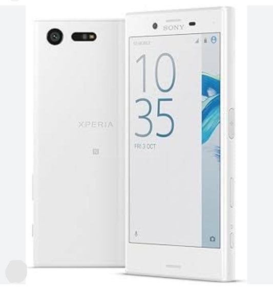 Sony Xperia X Compact Mini Global Version Smartphone Fingerprint Unlock Function HD Screen Super/Fast Charging (F5321 Simple Set) (White) Smartphone smp