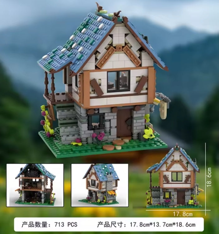 Medieval Blacksmith Castle Building Blocks Set Toys tys bbs