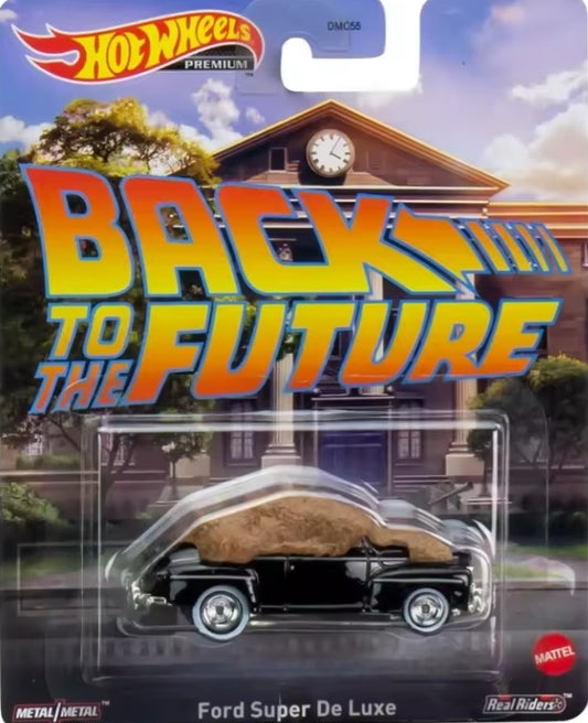 Hot Wheels Entertainment Culture Pop Series Back To The Future Time Machine Ford Super De Luxe Toy Car crs tys