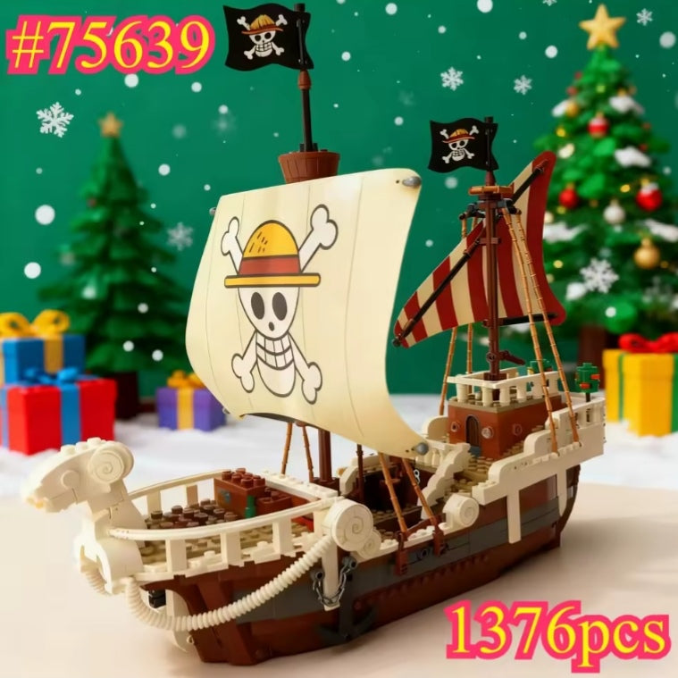 Going Merry Pirate Ship Building Blocks Set Toys tys bbs