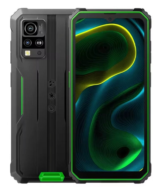 Blackview BV4800 SE Rugged 4G Android 15 Smartphone 6.56inch HD Screen RAM 4GB+64GB ROM (Green) Smartphone smp