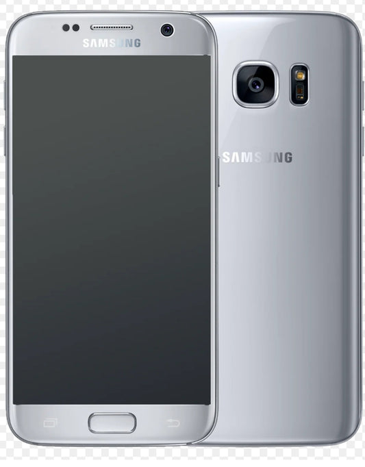 Samsung Galaxy S7 Global Version Smartphone Fingerprint Unlock Function Dust Water & Scratch Resistant HD Screen Super/Fast Charging (Model: G930F) Full Set (Silver) Smartphone smp
