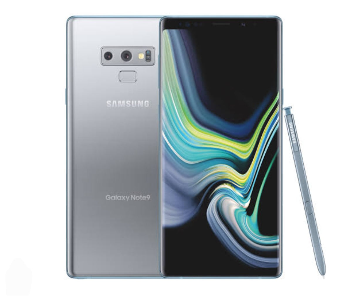Samsung Galaxy Note 9 US Version Silver Smartphone Dust Water & Scratch Resistant HD Screen Super/Fast Charging Smartphone (512GB). smp