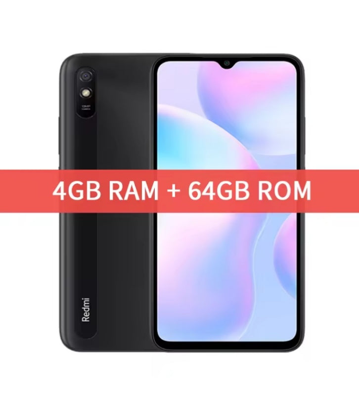 Xiaomi Redmi 9A 4G Global Version Smartphone Facial Recognition Function Dust Water & Scratch Resistant HD Screen Super/Fast Charging (RAM 4GB+64GB ROM) (Black) Smartphone smp