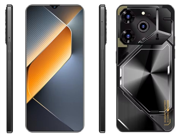 2025 New 5G Pova 6 Pro 7.3inch Android Global Edition 8GB+256GB (Black) Smartphone smp