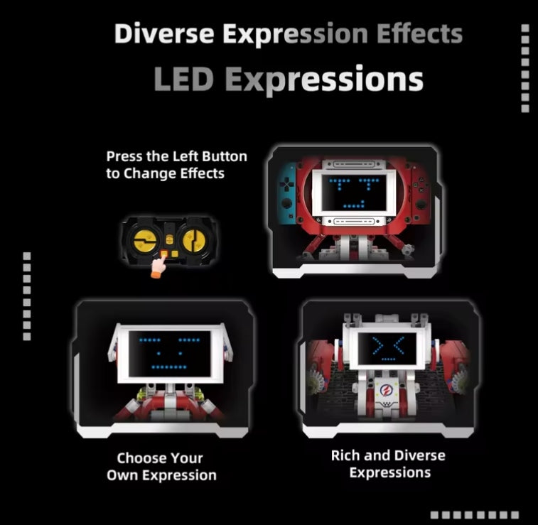 5 In 1 Remote Controled Deformed Robot Building Blocks Set Toys tys bbs rbt