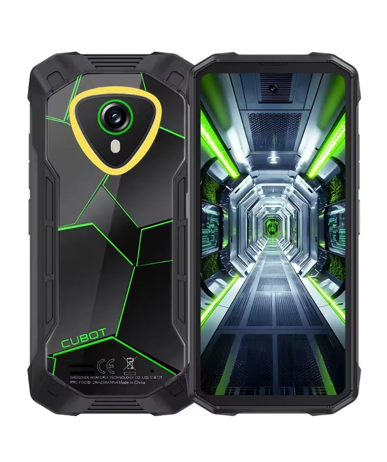 CUBOT KingKong MINI 4 NFC Rugged Waterproof Smartphone Global Version HD Screen Super/Fast Charging RAM 8GB+256GB ROM (Green) Smartphone smp