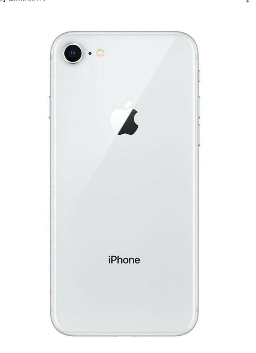 Apple iPhone 8 4G LTE Smartphone Facial Recognition Function Dust Water & Scratch Resistant HD Screen Super/Fast Charging (256GB ROM) (Silver White) Smartphone smp