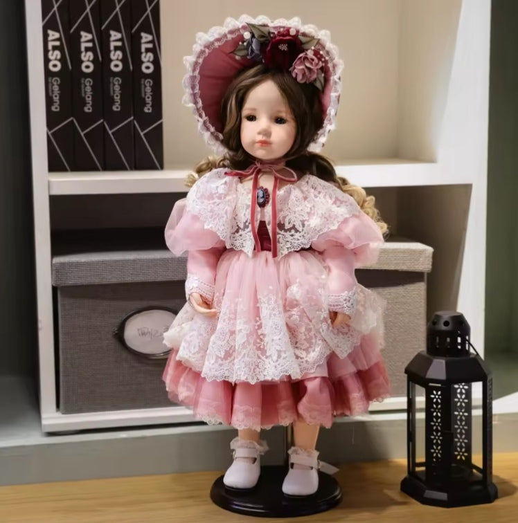 Cloveray Original Victorian Style Ceramic Doll dll tys