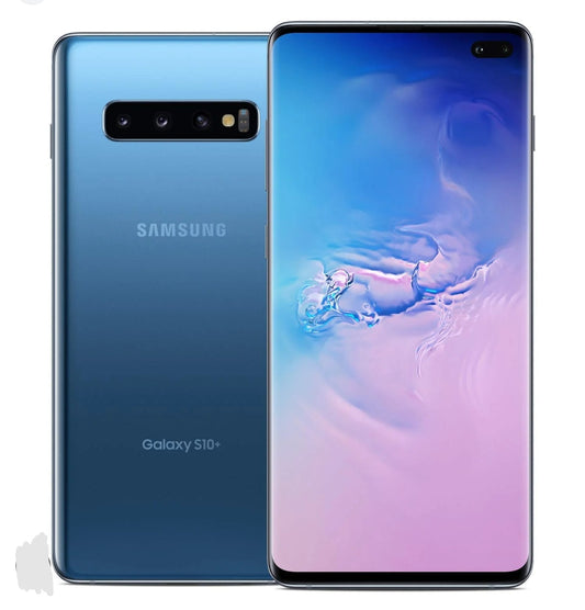 Samsung Galaxy S10 Plus 4G Global Version Smartphone Facial Recognition & Fingerprint Unlock Function Dust Water & Scratch Resistant HD Screen Super/Fast Charging (Prism Blue) Smartphone smp